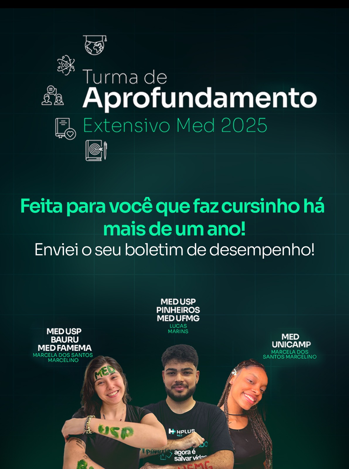 O ÚNICO CURSINHO PRÉ-VESTIBULAR COM A METODOLOGIA BASEADA NA NEUROCIÊNCIA.